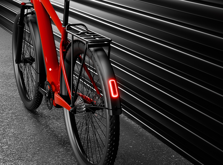 Sate-lite ebike light CE Rohs eletric bike tail light 6V/12V